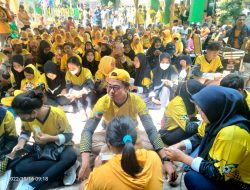Garda Nasional (Garnas) Ormas MKGR Jember  Hari Purnomo: “Jalan Sehat HUT Golkar ke-58, Berpolitik itu Riang Gembira”
