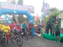 Meriahkan HUT TNI ke- 77, Kompi A Yonif 516 Pamekasan Gelar “Branjangan Fun Bike & Old Bike”