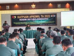 Tingkatkan Profesionalisme Babinsa, Kodim Bojonegoro gelar Katpuan Apkowil Tersebar
