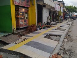 Penampakan 19 Titik Trotoar Semakin jelas, Pemkab Bojonegoro Lanjutkan Revitalisasi 6 Titik Tahun 2023