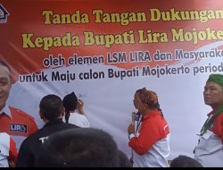Peresmian Kantor DPD LIRA  Mojokerto Raya Meriah, Diwarnai Dukungan Pencalonan Bupati Mojokerto 2024