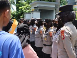 Aksi Unras Dari PMII Cabang Lotim Berjalan Kondusif