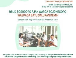 Kampanye Hidup Sehat, Pemkab Bojonegoro Ajak Warga Waspada Batu Saluran Kemih