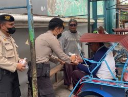 Sat Samapta Polresta Sidoarjo, Giatkan Patroli Sambil Berbagi
