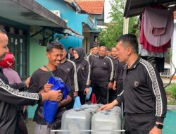 Sabtu Ceria dan Berbagi, Sat Lantas Polres Brebes Gelar Olahraga dan Bagikan Sembako