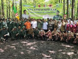 Perhutani KPH Padangan Adakan Apel Penanggulangan Bencana Bersama Tiga Pilar dan BPBD