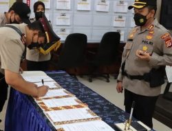 Kapolres Lebak Pimpin Upacara Sertijab Dua Kapolsek Jajaran Polres Lebak