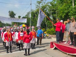 Camat Jetis Madya Andriyanto Berangkat Gerak Jalan Tradisional Peringatan Hari Pahlawan