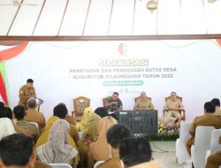 Percepat Pembangunan, Pemkab Bojonegoro Sosialisasi Penetapan dan Penegasan Batas Desa