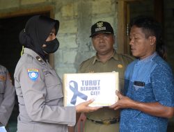 Ikut Belasungkawa Jajaran Polwan Polres Wonogiri Takziah Kerumah Korban Kecelakaan Maut Mikrobus