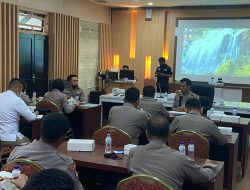 Penguatan Eksternal Quick Win Presisi Polri, Kapolres Jember Rapat Bersama PJU Terkait Percepatan Vaksinasi Booster