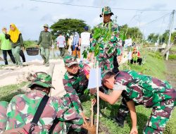 Peringati Hari Pohon Sedunia, Pasiter Kodim Bojonegoro Ajak Peduli Terhadap Bumi