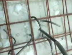 Pembangunan Jembatan Penghubung Ngasem Dander Pengerjaannya Diduga Asal Asalan