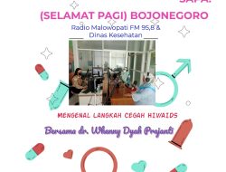 Dinkes Bojonegoro Ajak Masyarakat Mengenal Langkah Cegah HIV/AIDS