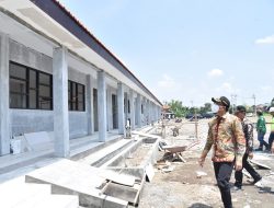 Januari 2023 Dibuka, Bupati Sidoarjo Tinjau Proyek SMPN 2 Tulangan Progres Capai 90 Persen