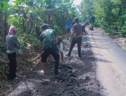 Lestarikan Kearifan Lokal, Pemdes Hujan Mas Gelar Gotong Royong dan Bersih Bersih Bersama