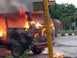 Apes, Kendaraan yang Biasa Dipakai Membeli dan Mengangkut BBM di SPBU Ludes Terbakar