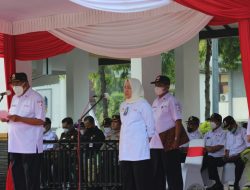 PMI Jatim Gelar Apel Hari Relawan di Alun-alun Bojonegoro