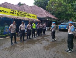 Bid Propam Polda Banten Laksanakan Pengecekan ke Pospam Ops Lilin Maung 2022 Polres Lebak