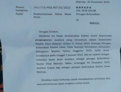 Abaikan Keberadaan BPD, Kepala Desa Balerejo Pecat dan Angkat  Karyawan Desa Secara “Otoriter”