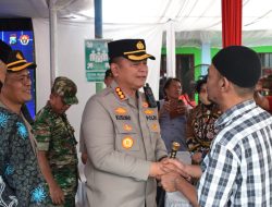 Kapolresta Sidoarjo Bersama Forkopimka Taman Kompak Jumat Curhat di Pasar Sepanjang