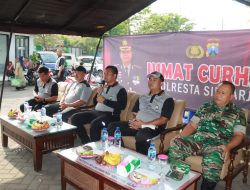 Kapolresta Sidoarjo Jumat Curhat di Pasar Sukodono