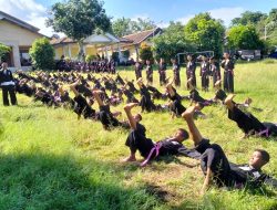208 Siswa PSHT Ranting Sine Mengikuti kegiatan Tes Kenaikan Tingkat