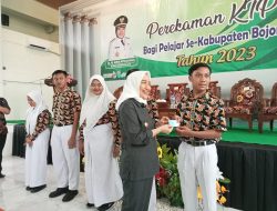 Beri Pelayanan Maksimal, Pemkab Bojonegoro Jemput Bola Perekaman KTP-El di Sekolah&nbsp;&nbsp;