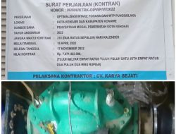 Terkait Adanya Dugaan Korupsi Proyek PDAM, Dirut PDAM Kendari: Saya Tidak Terima Satu Sen pun dari Proyek Ini