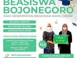 Untuk Meningkatkan SDM Pemkab Bojonegoro Sediakan Beragam Beasiswa Bagi Warganya