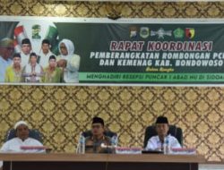 Kapolres Bondowoso Laksanakan Rakor Pemberangkatan Rombongan PCNU ke Sidoarjo