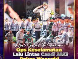 Kapolres Wonogiri Pimpin Apel Gelar Ops Keselamatan Berlalulintas
