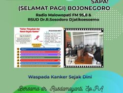 Lewat SAPA! Malowopati, Pemkab Bojonegoro Ajak Warga Waspada Tumor dan Kanker Sejak Dini