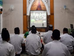 Peringatan Isra Mi’raj 1444 Hijriyah, Anggota Kodim Bojonegoro Ikuti Istighosah Kubro