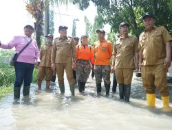 Wakil Bupati Sidoarjo Sidak Banjir di Desa Sumorame Kecamatan Candi