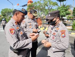 Tingkatkan Kedisiplinan Anggota, Seksi Propam Polres Madiun Kota Gelar Gaktiblin