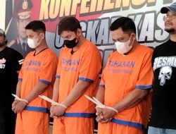 Tiga Tersangka Penjual Senpi Ilegal Diringkus Polresta Sidoarjo