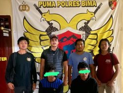 Diduga Lukai Temannya, Dua Pria ini Diamankan Tim Puma Polres Bima