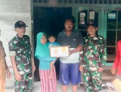 Kodim Bojonegoro Salurkan Bantuan Nutrisi dari Kasad untuk Anak Stunting