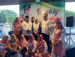 Ibu Pembangunan Bojonegoro Hadiri Festival Jajan Pasar di Pasar Wisato Bojonegoro