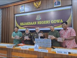 104 Kepala Desa di Gowa Ramai ramai Kembalikan Uang Negara