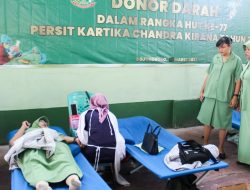 Sambut HUT Persit ke-77, Kodim Bojonegoro Gelar Bakti Sosial Donor Darah