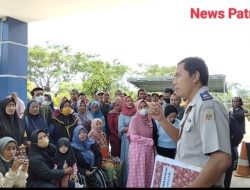 Ratusan Warga Reno Joyo Porong Datangi Kantor BPN Sidoarjo