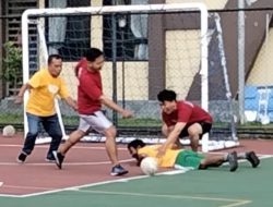 Menyambut Ramadhan, Humas Polresta Sidoarjo bersama Jurnalis Berolahraga