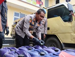 110 Jerigen Berisi BBM Pertalite Berhasil Diamankan Jajaran Sat Reskrim Polres Lebak