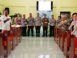 Resmikan Gereja Oikumene, Kapolresta Sidoarjo: Merperkuat Pondasi Iman dan Takwa Anggota Dalam Jalankan Tugas