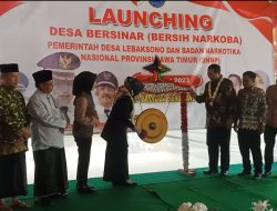 Bupati Mojokerto Launching Desa Bersinar, Kades Lebaksono Deklarasi Perang Terhadap Narkoba di Ladang Anggrek