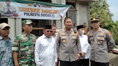 Grebek Masjid, Kapolresta Sidoarjo Bantuan Pembangunan Mushola Al – Baidowi Desa Kupang