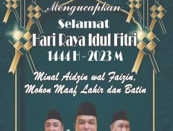 DIREKSI & STAFF Perumda DELTA TIRTA Sidoarjo Mengucapkan “Selamat Hari Raya Idul Fitri 1444 H – 2023 M”