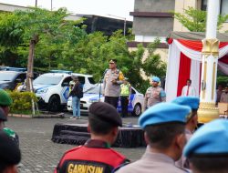 Kapolresta Sidoarjo Pimpin Apel Gelar Pasukan Operasi Ketupat Semeru 2023
